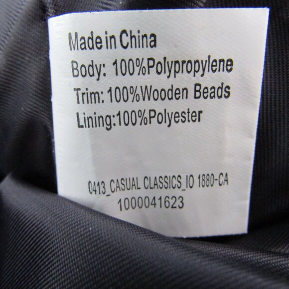 The Sak Boho Chic Crochet Drawstring Backpack Peace Sign - Picture 5 of 9